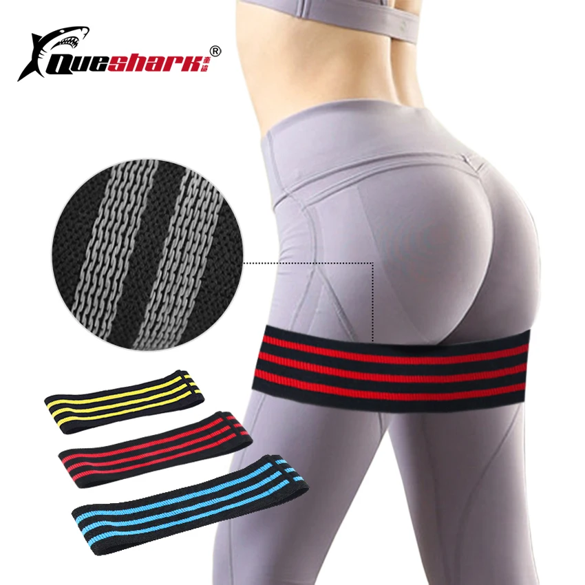 

Women Sports Yoga Resistance Bands Hip Lifting Compression Belt Straps Fitness Gym Workout Gluteus Glute Resistance Loops