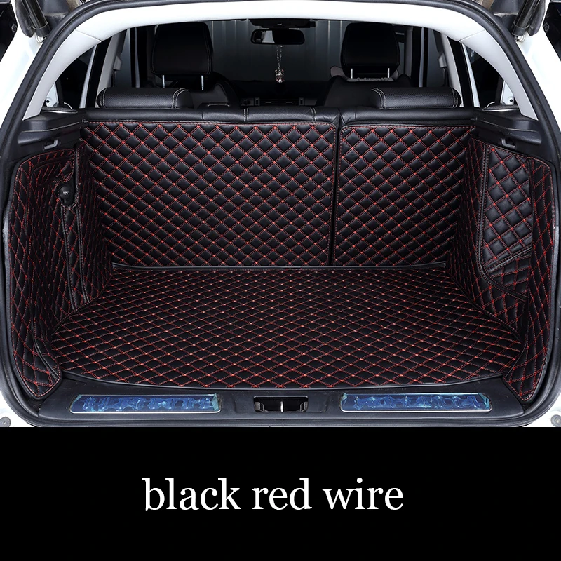 Волоконный кожаный коврик для багажника автомобиля Range Rover Evoque 2011 2012 2013 2014 2015 2016 2017