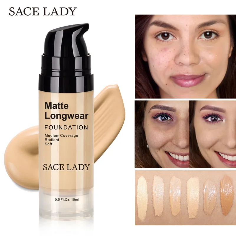 SACE LADY крем для лица основа макияжа Профессиональная Матовая Отделка Макияж