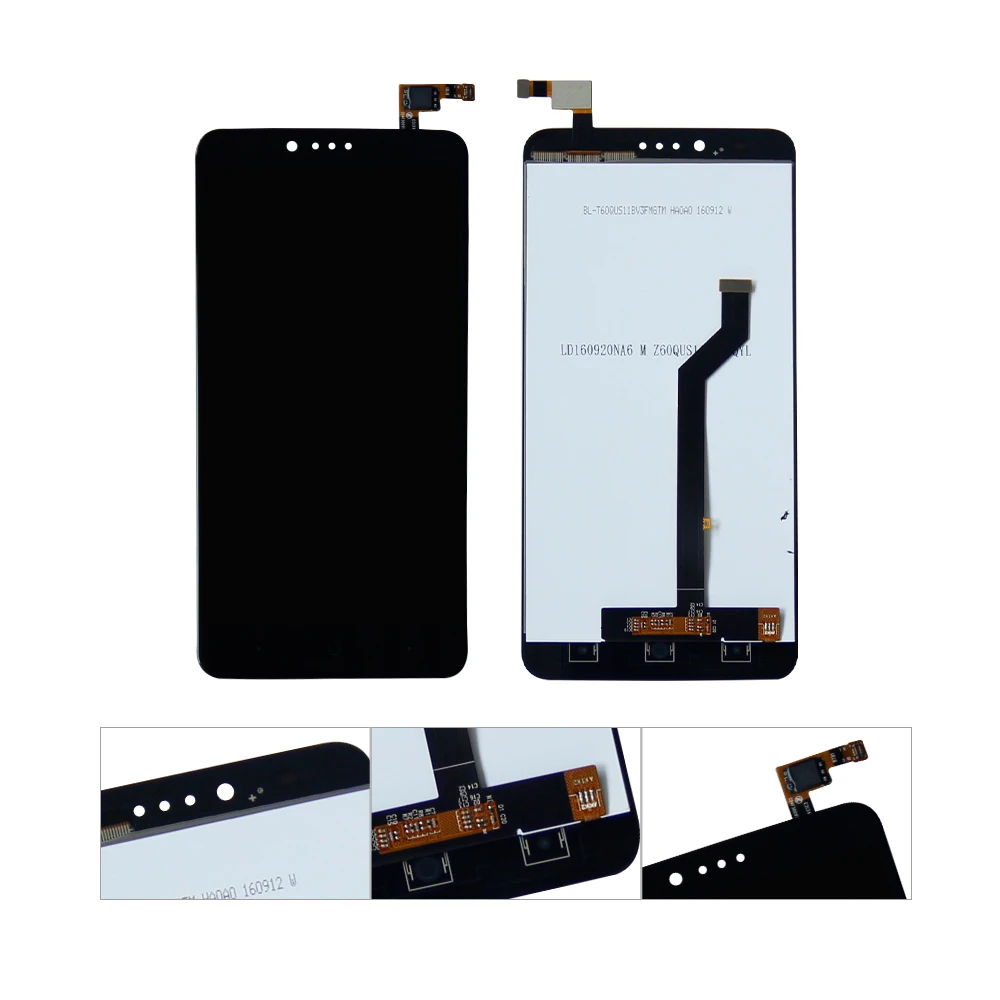 Для ZTE ZMax Pro Z981 ЖК-дисплей + Сенсорное стекло дигитайзер сборка бесплатные
