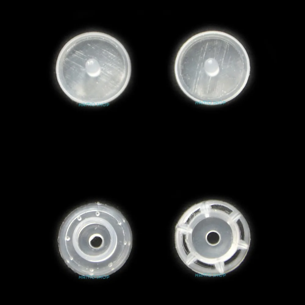 100 шт прозрачные T8 Пластик защелки крепления оснастки комплект пуговицы застежка