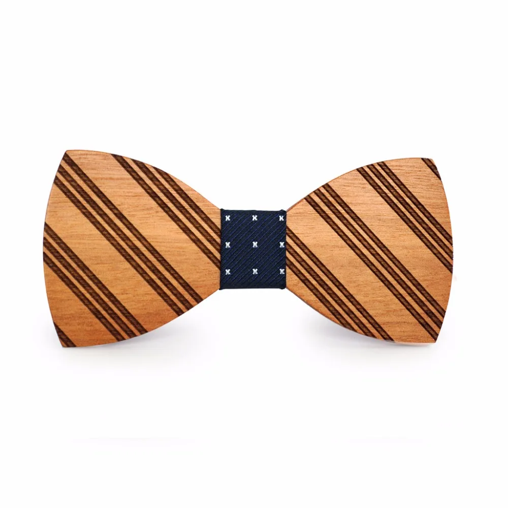 

Handmade Men Wood Bow Tie Business Butterfly Cravat Party Ties Women Bowtie