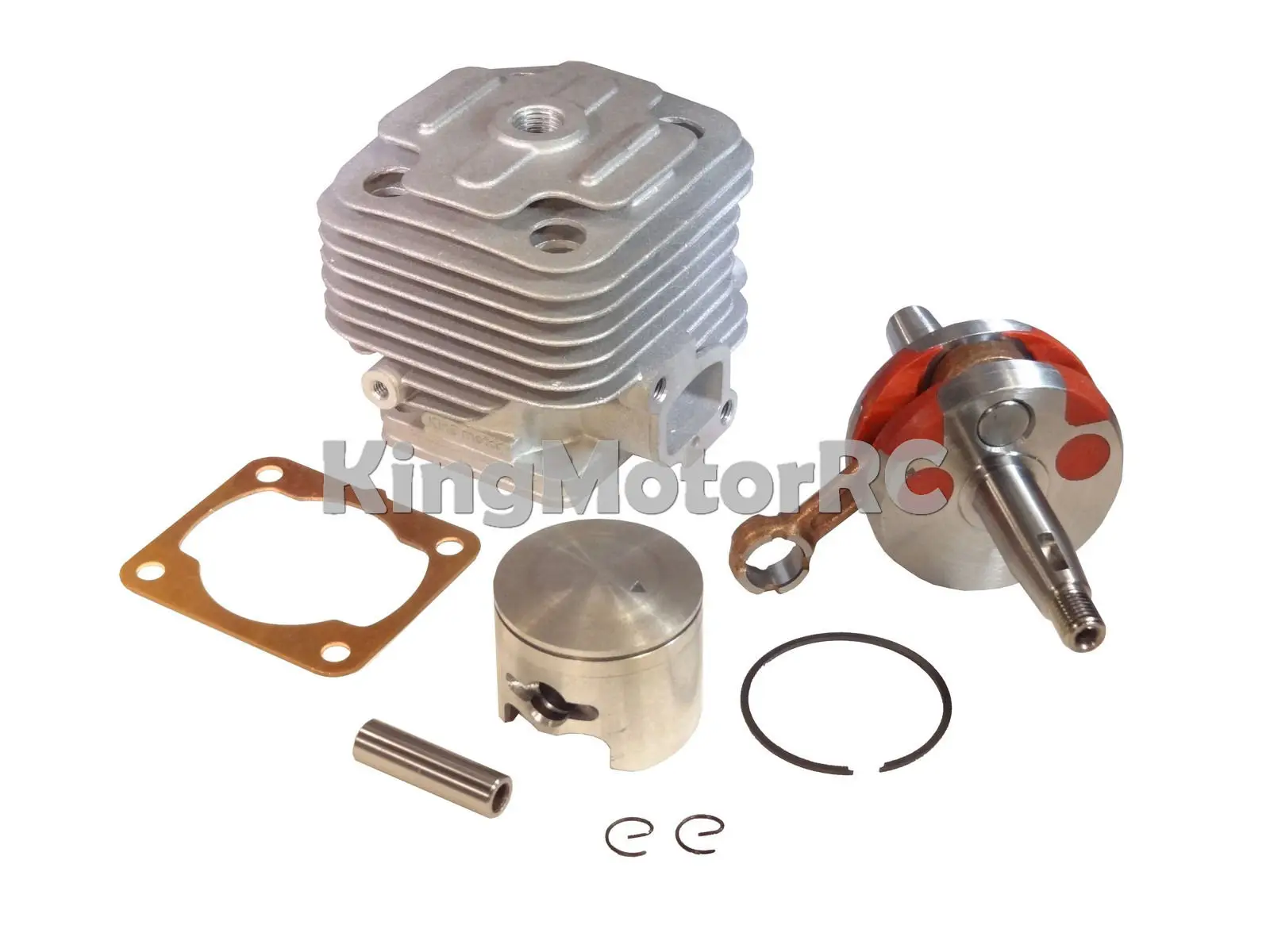 Король мотор 30.5cc гоночная головка двигателя с 4 болтами комплект поршней 2 мм