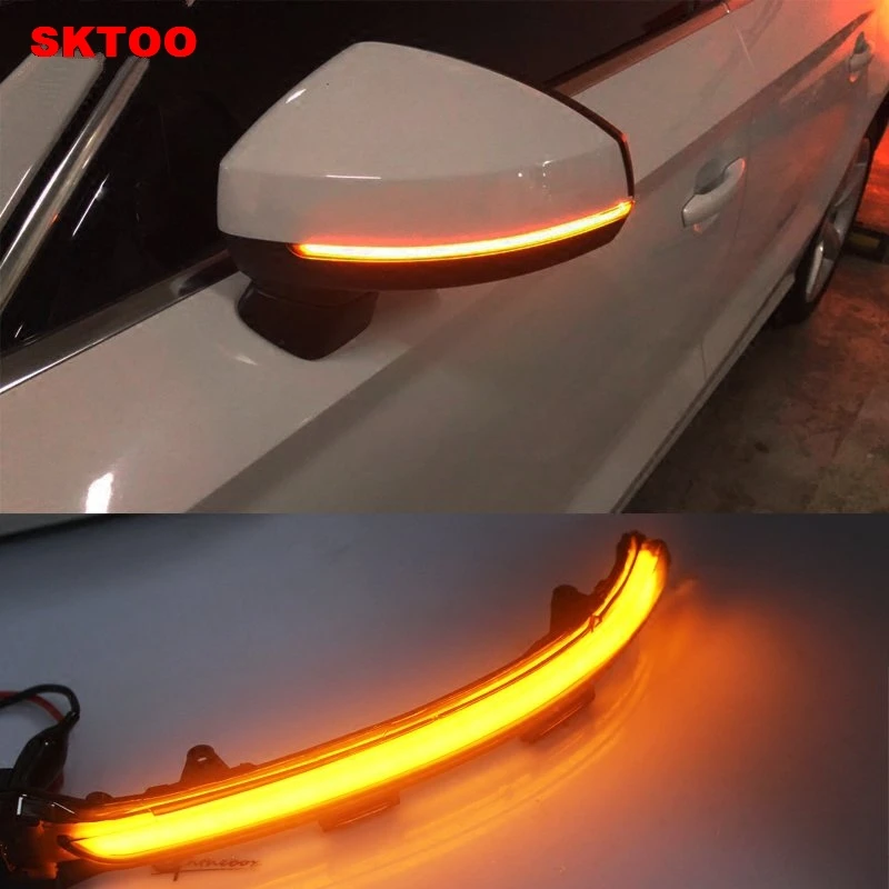 Для Volkswagen VW Golf 7 GTI R Sportsvan Touran LED подсветка зеркала заднего вида|Зеркала и крышки| |