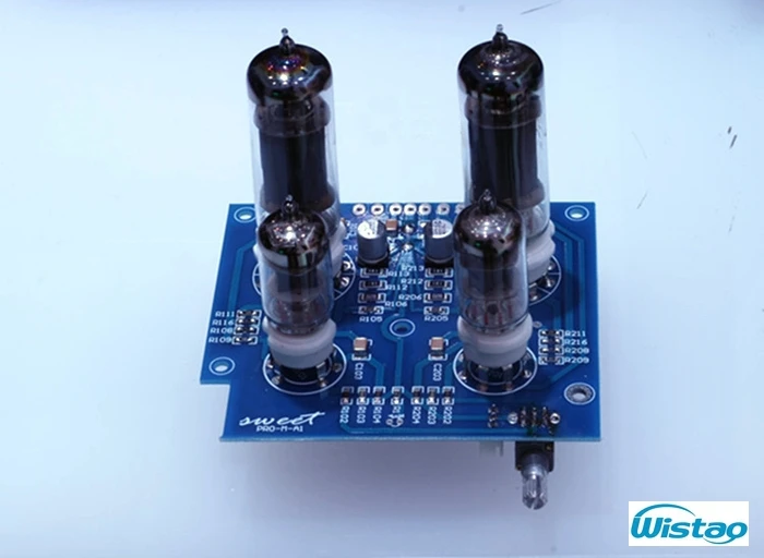 HIFI мини-трубчатый Усилитель 2x3 Вт класс А односторонний предусилитель 6J1 6P1
