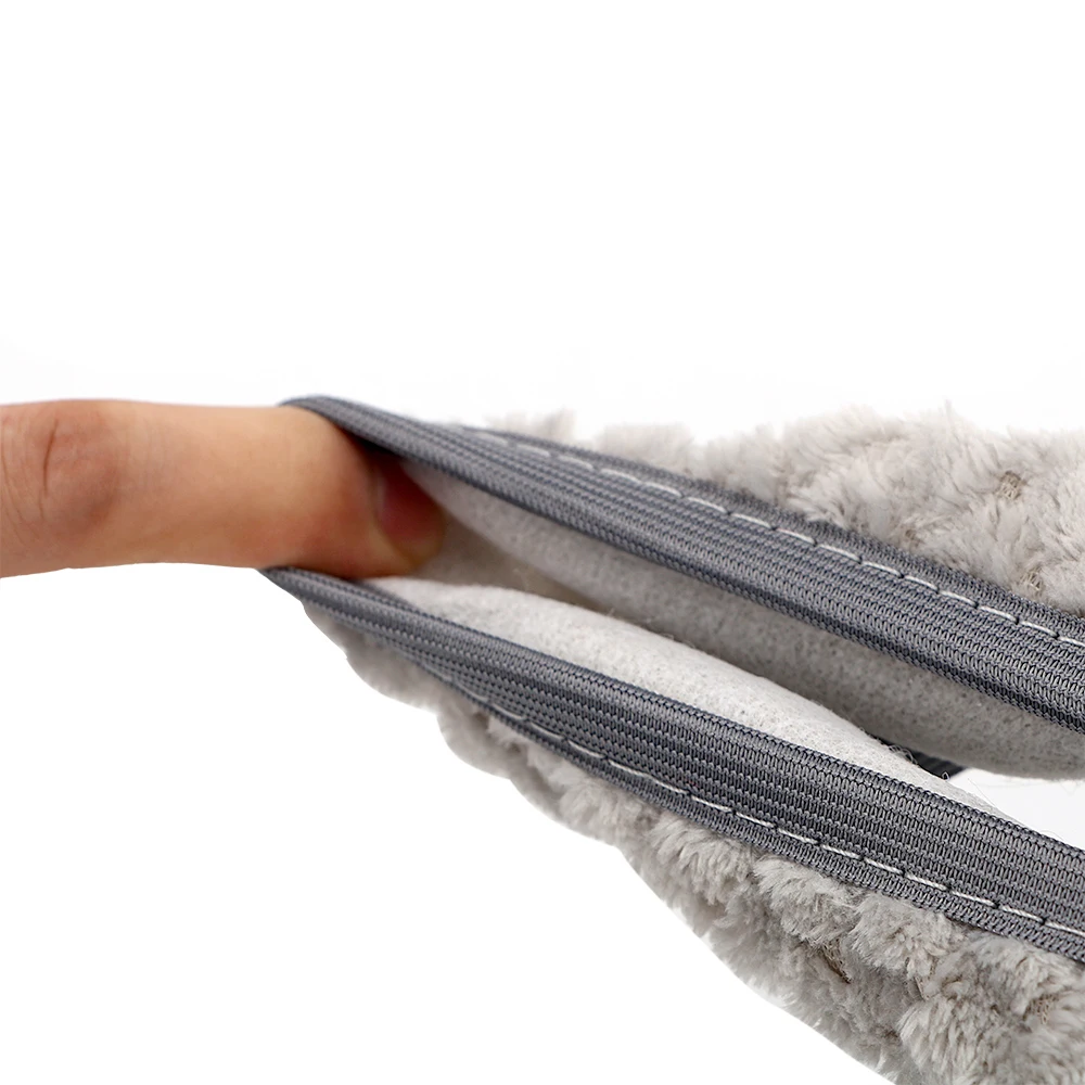 Универсальный чехол рулевого колеса автомобиля зимний мягкий теплый плюш Чехлы