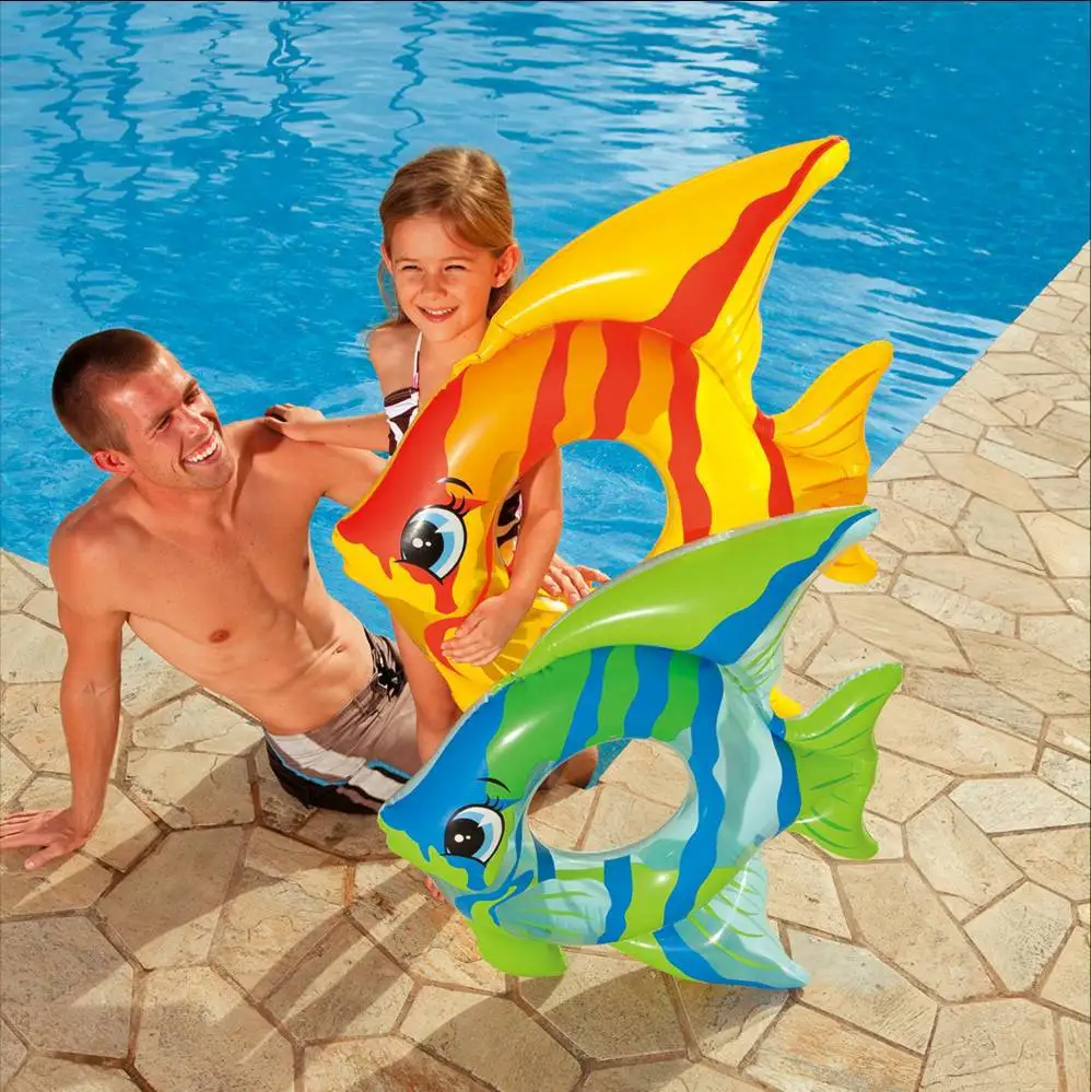 Надувное кольцо для плавания с тропической рыбой детей | Спорт и развлечения