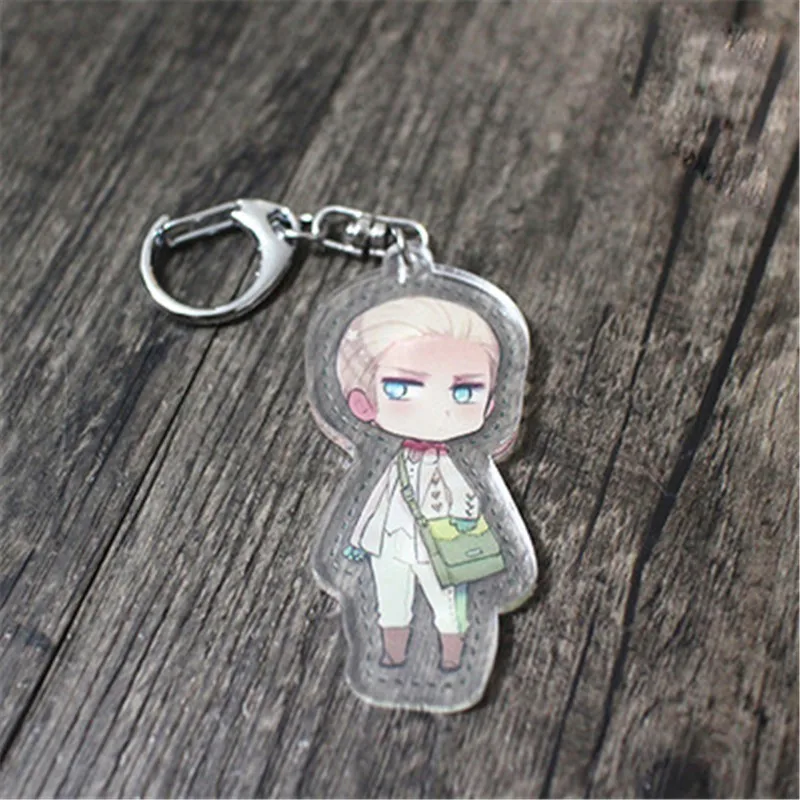 Аниме мультфильм оси силы хеталия APH милый акриловый кулон брелок для ключей Хэллоуин косплей брелок Рождественский подарок
