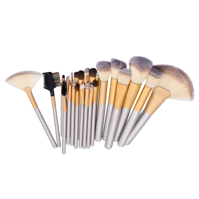 12 шт./компл. женский набор кистей для макияжа цвета шампанского | Красота и