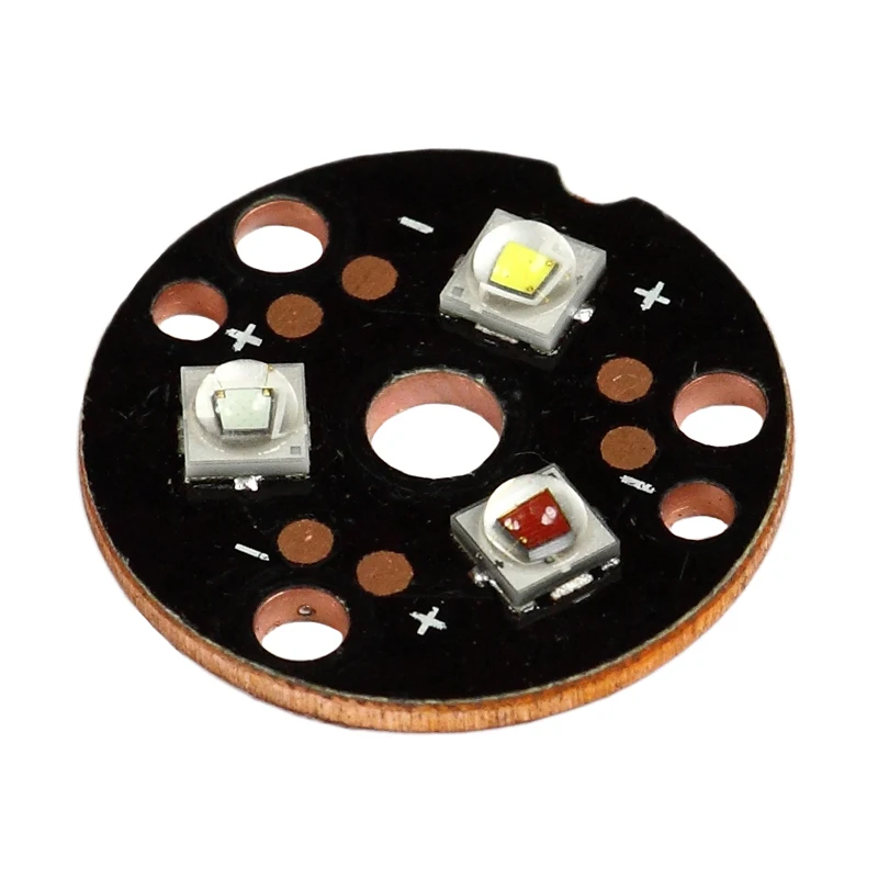 Светодиодный тройной излучатель Cree красный зеленый синий с 20 мм x 1 5 DTP медная