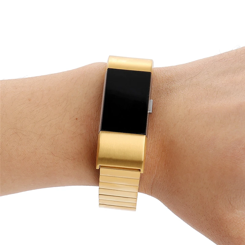 Браслет из нержавеющей стали для Fitbit Charge 2 запасной металлический ремешок в