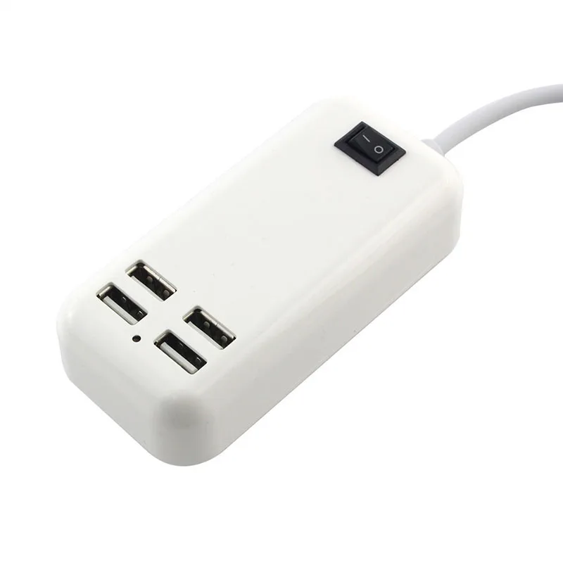 Универсальное быстрое зарядное устройство с 4 портами USB адаптер питания для