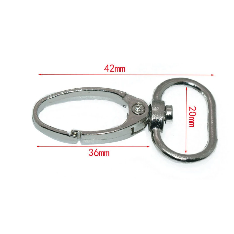 Сумка застежки Омар Вращающийся брелок пусковые зажимы защелкивающийся крючок