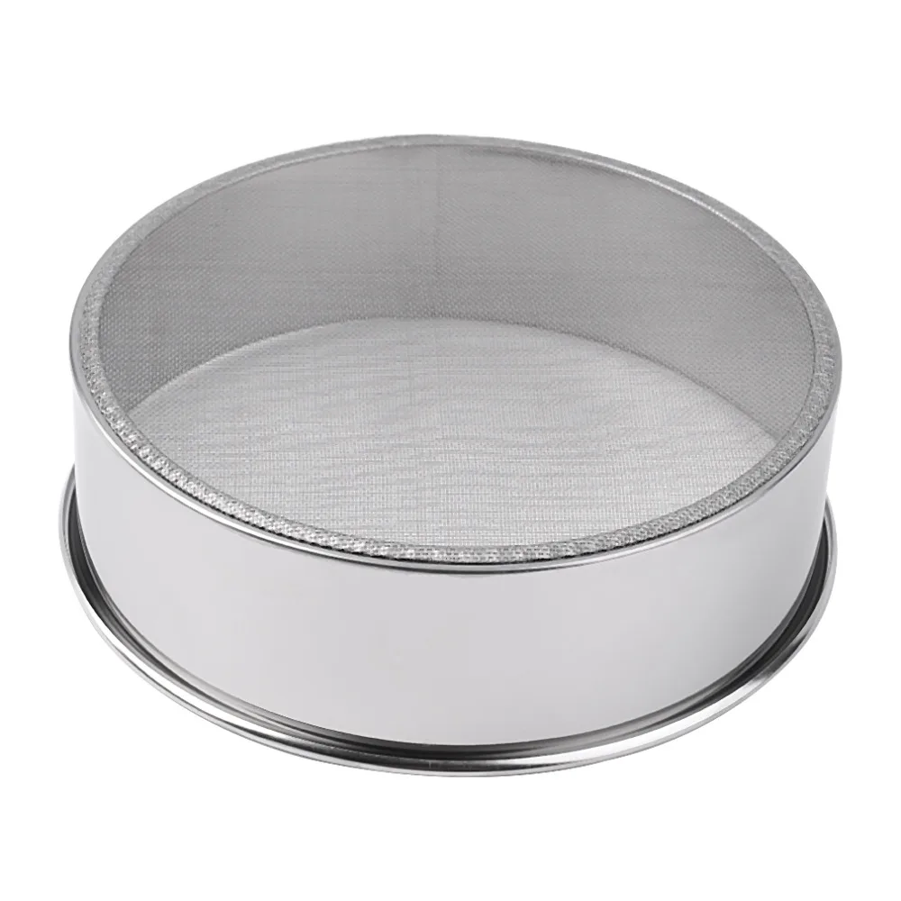 PREUP Stainless Steel Mesh Flour Sifter Mechanical Baking Icing Sugar Shaker Sieve Strainer Powder Cake Kitchen Tool | Дом и сад