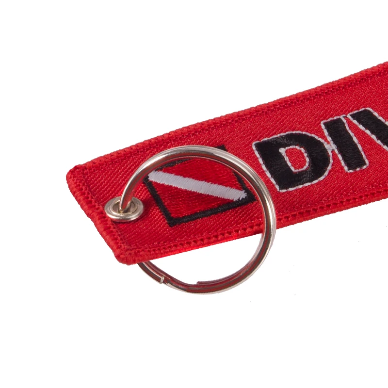 Брелок для ключей с вышивкой REMOVE BEFORE FLIGHT|Брелоки| |