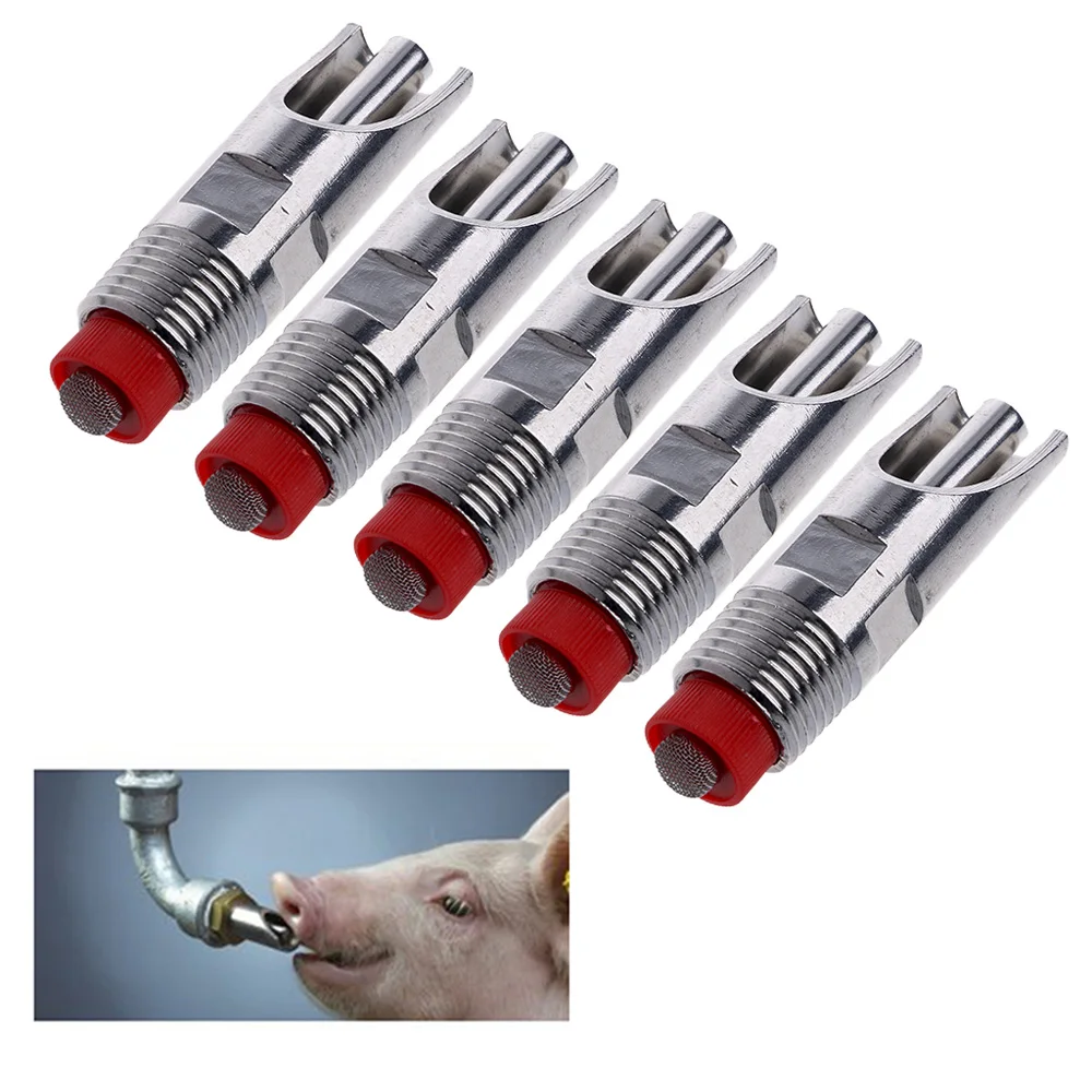 5 шт. автоматические поросенки из нержавеющей стали поросенок соска поилки