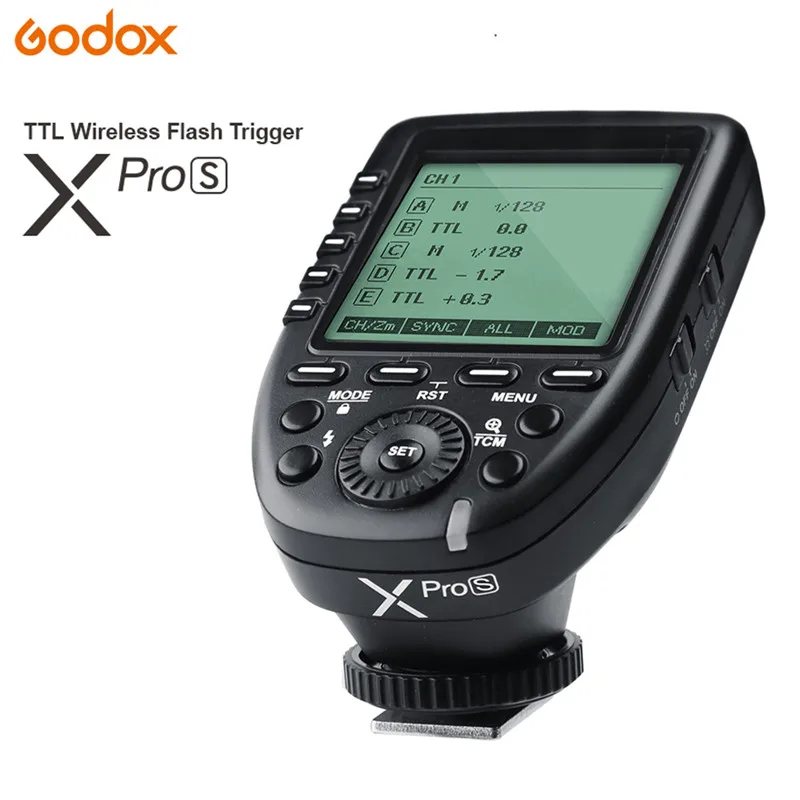 XPro-S Godox TT685S 2,4G HSS 1/8000s ttl вспышка Speedlite XPro-S триггер X1T-S передатчик для sony A77II A7RII A7R A7000 A6500 A6300 - Цвет: XPro-S