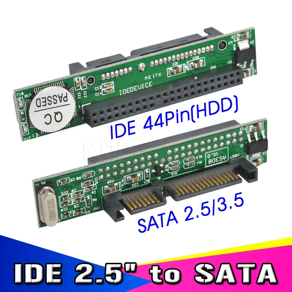 Kebidumei IDE to Sata 2 5 дюйма Female 40 pin port 1.5Gbs Поддержка ATA 133 100 HDD CD DVD последовательный