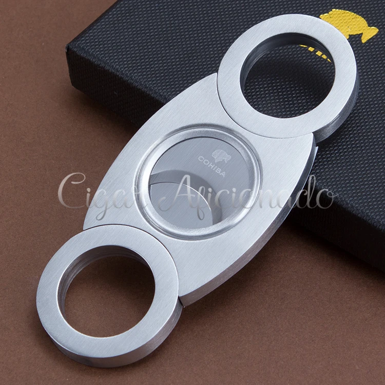 COHIBA абсолютно новые классические аксессуары карманные серебряные и желтые