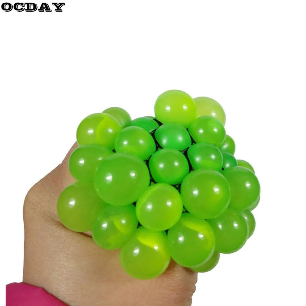 Антистрессовые шарики для снятия стресса с лица мячи винограда игрушки детей и
