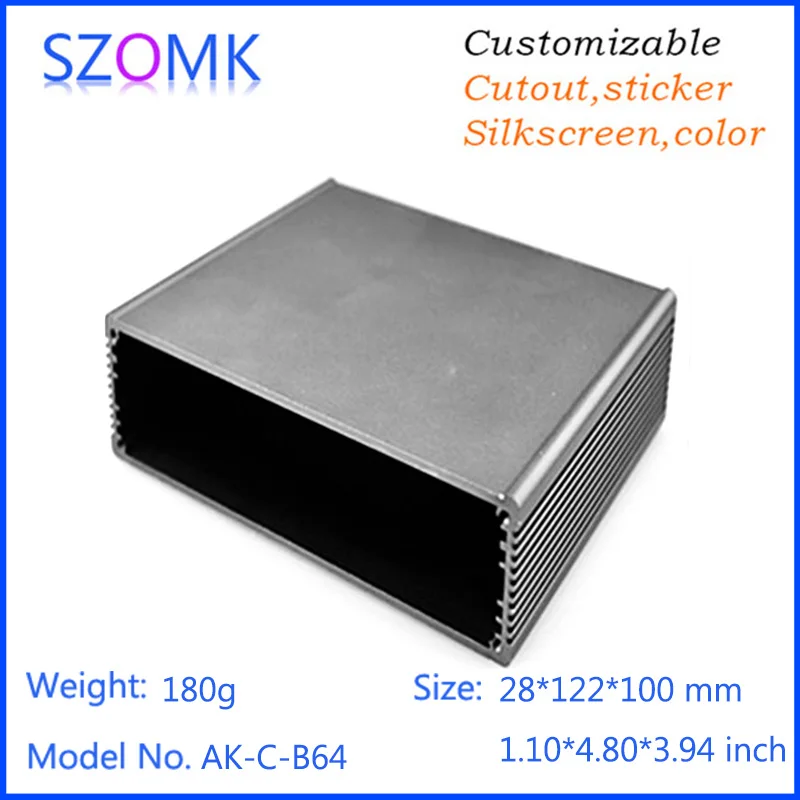 Анодированная Алюминиевая Экструзионная коробка для проектов сделай сам блок