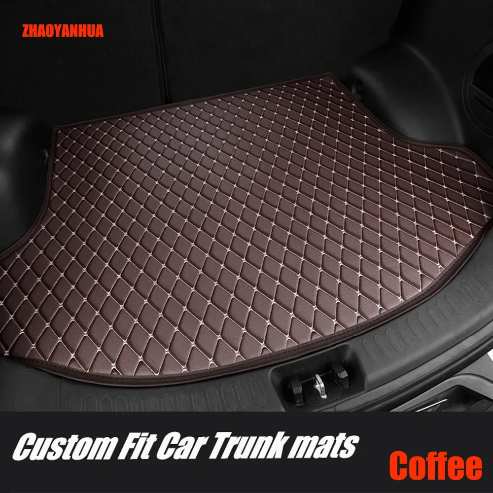 

ZHAOYANHUA Car trunk mats for Buick Enclave Encore Envision LaCrosse Excelle GT XT 5D car-styling carpet floor liner