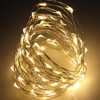 10m 33ft 100 led copper wire fairy string lights 3aa battery powered string lamp for party christmas holiday festival decoration