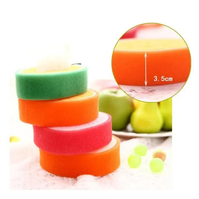 2 шт. милые забавные миски для мытья посуды губка очистки фруктов форма прочная