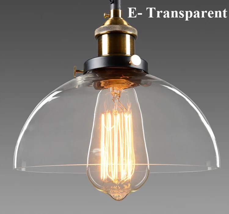 Современный стеклянный подвесной светильник s в стиле индастриал люстра для бара