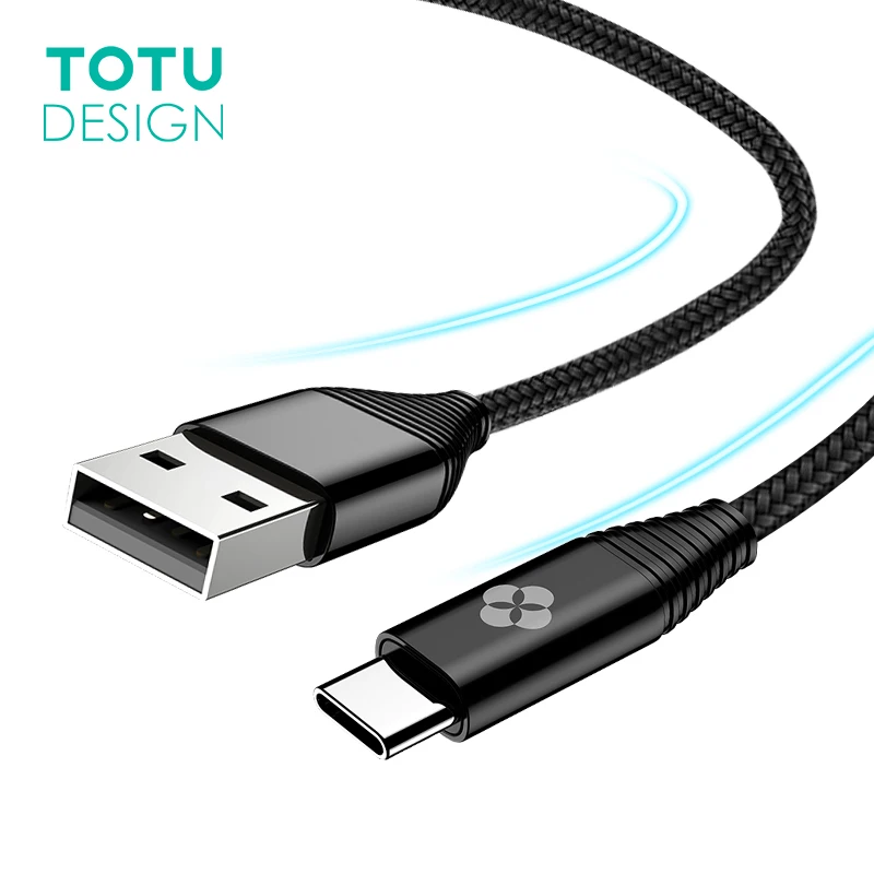 Кабель TOTU Type C для Samsung Note 8 S8 Plus USB зарядный кабель Huawei Xiaomi Mi5 Mi6 мобильного