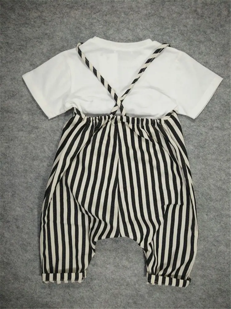 Милый детский комбинезон в полоску одежда высокого качества для маленьких