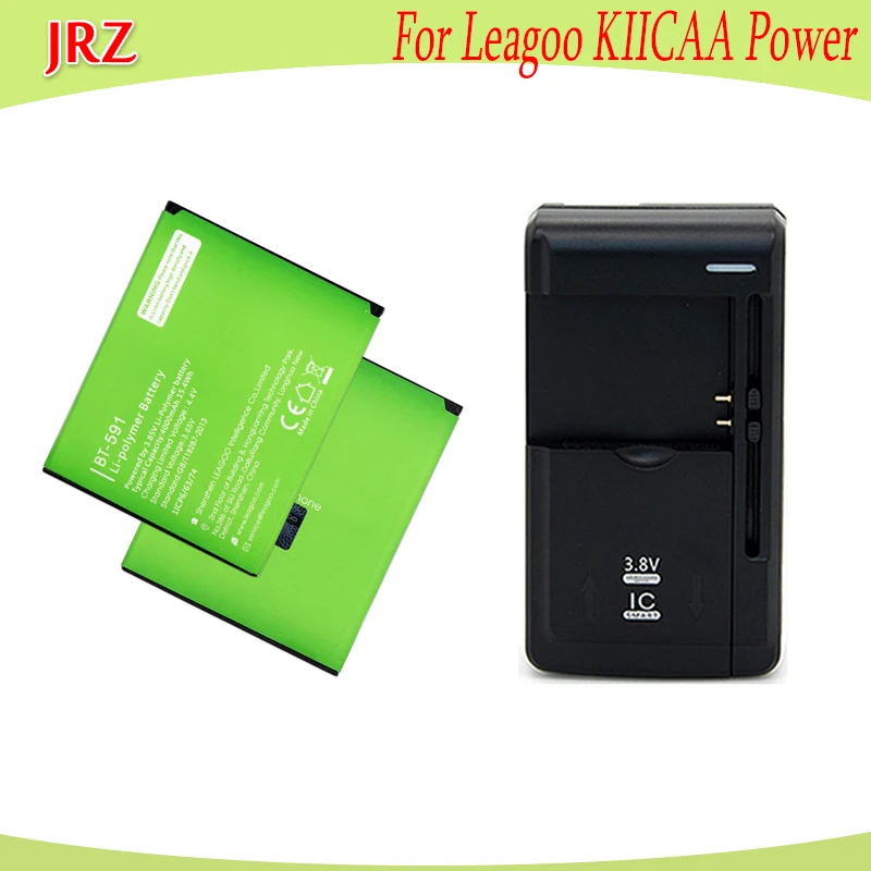 JRZ LOT = 1 шт. + зарядное устройство 3 85 В 4000 мАч BT 591 Аккумулятор для Leagoo KIICAA Power phone