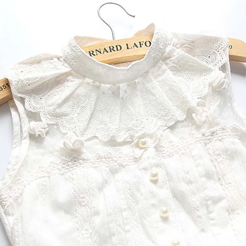 Милый литературный стиль для девочек искусственный воротник модные Волнистые