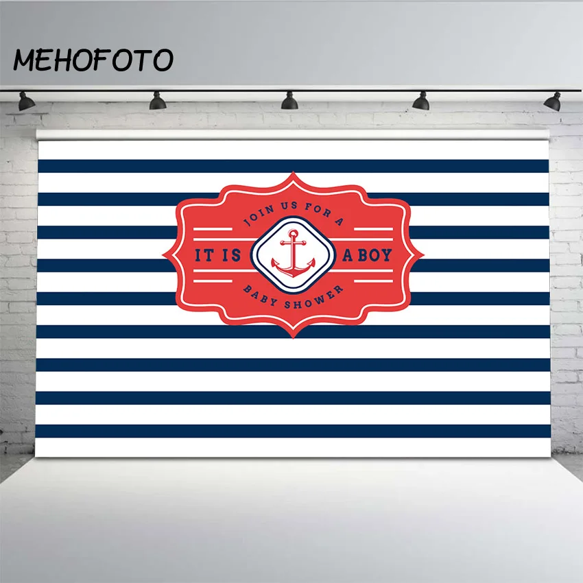 Фон для фотосъемки мальчика или девочки с черно-белыми полосками MEHOFOTO |