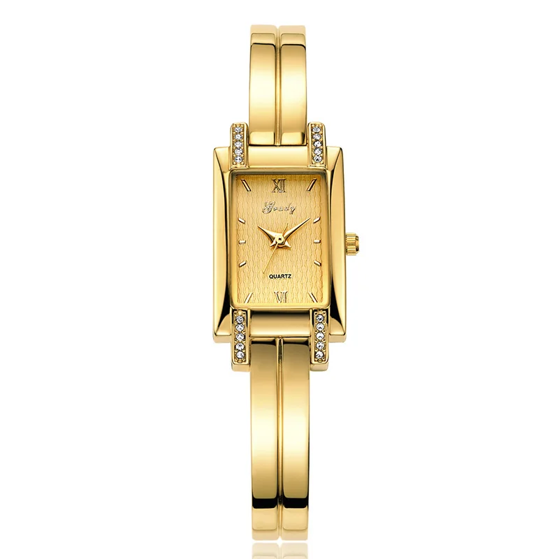 Gold Gold Dial Бренд Grady, модные, 18k позолоченные женские часы, 3 АТМ, водонепроницаемые женские кварцевые часы, женские наручные часы, relogio masculino - Цвет: Gold Gold Dial