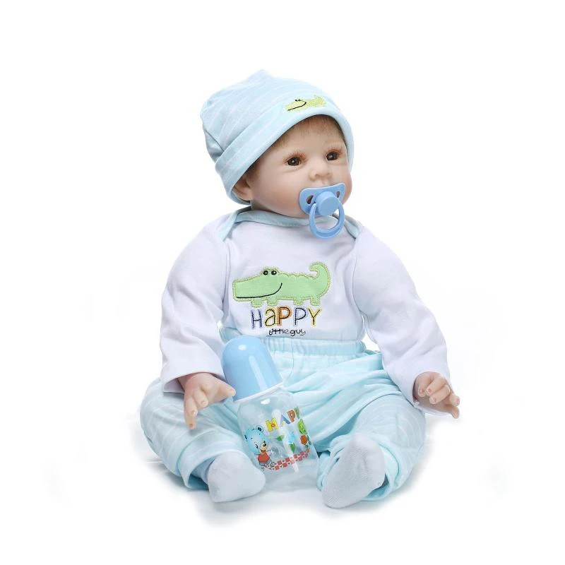 Силиконовая кукла Reborn каваи Новорожденные спящие детские игрушки подарок на