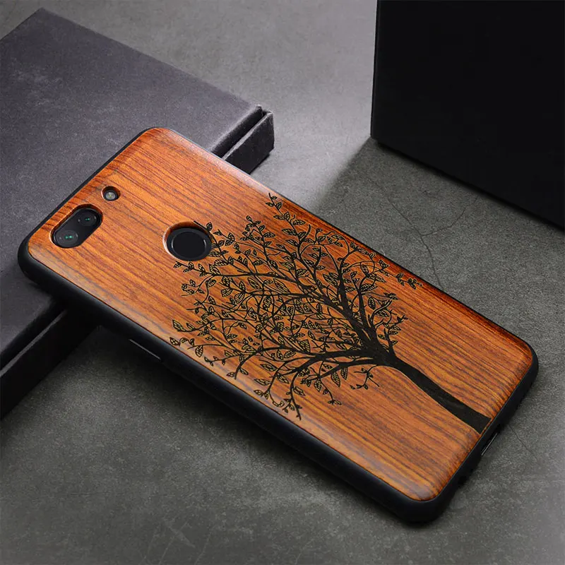 Новинка, чехол для Xiaomi mi 8 lite, тонкая деревянная задняя крышка, TPU бампер, чехол на Xiaomi mi 8 lite, чехол для телефона s mi 8 Lite