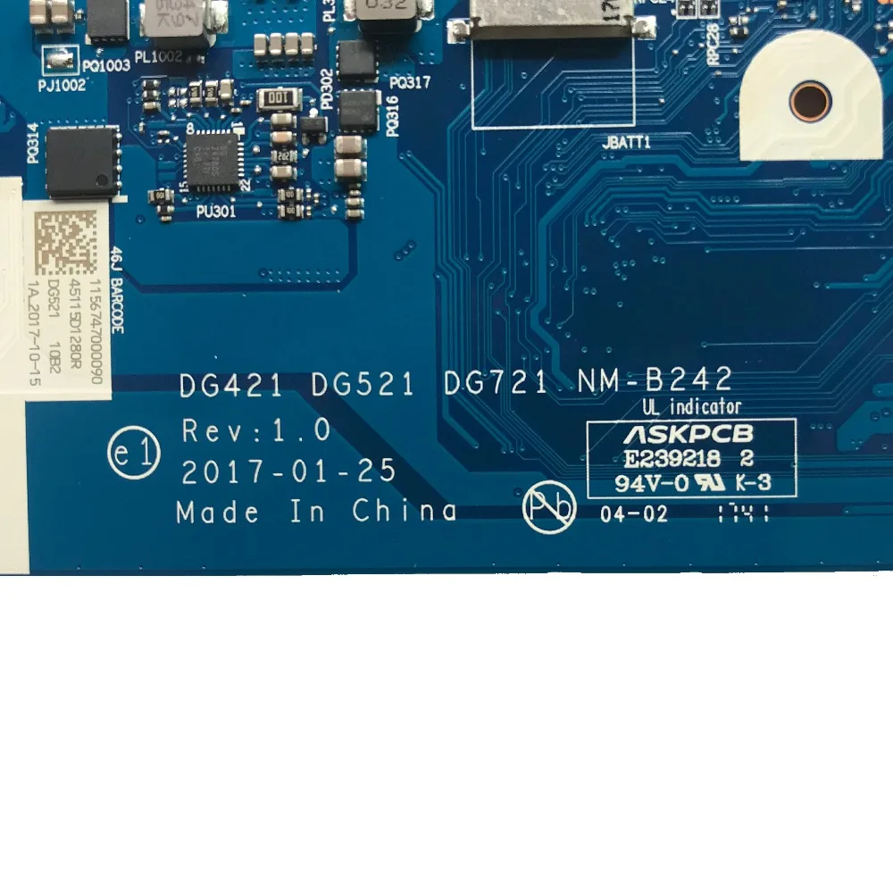 SZWXZY отлично подходит для Lenovo 320 15ISK материнская плата портативного компьютера с I7