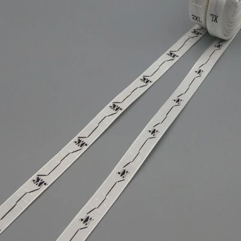 600 шт./лот этикетки для одежды хлопковые с принтом ярлыки детской на заказ размера