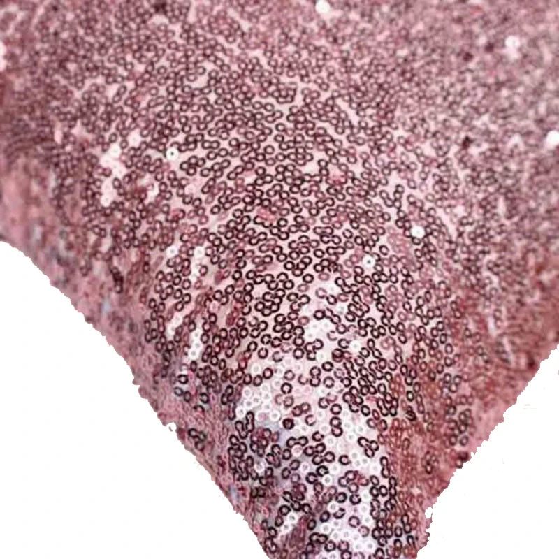 Однотонные блестящие 40x40 серебряные декоративные блестки подушки Bling Подушка