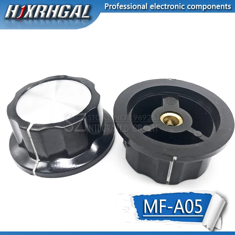 2 шт. ручка потенциометра WH118 WX050 bakelite медное внутреннее отверстие 6 мм
