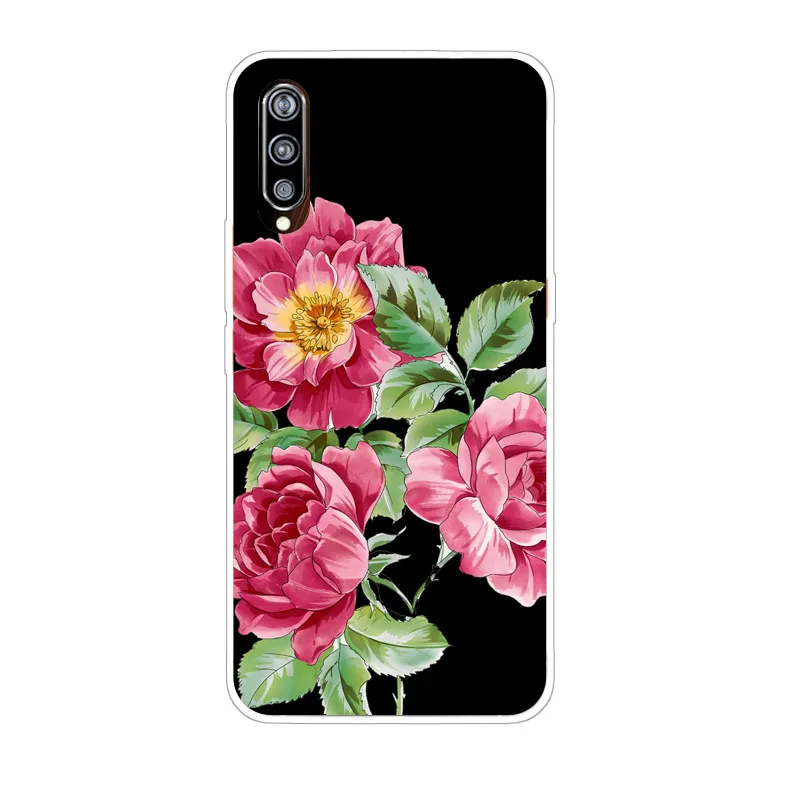 Vivo V15 PRO Чехол силиконовая яркая Цветочная живопись мягкая ТПУ задняя крышка для