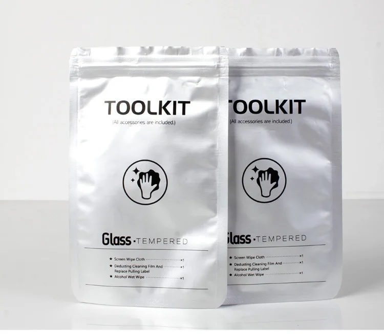 200 шт. оптовая продажа набор для очистки из закаленного стекла трехкомпонентная