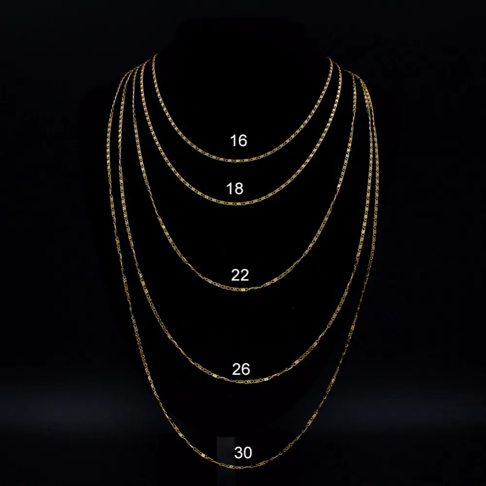 1 шт. модное изысканное золотое ожерелье Длинная подвеска цепочка 16 30 дюймов для