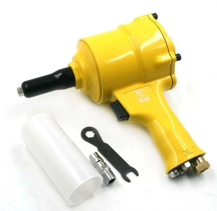 

HG-A003A Air Riveter Hydraulic Pop Rivet Pneumatic Riveting Gun 3/16"(4.8mm), 5/32"(4.0mm), 1/8"(3.2mm), 3/32"(2.4mm)