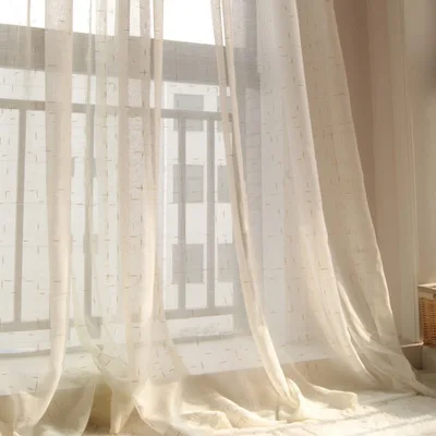 

[270cm ] 2015 Fashion quality high-end white tulle voile curtains for living room