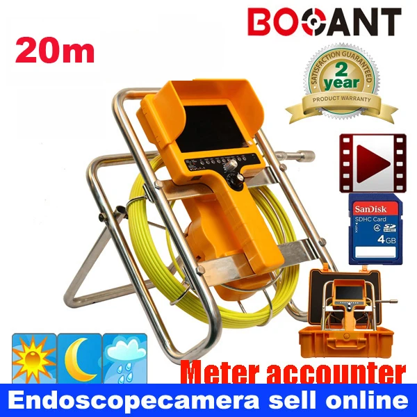 2017 Горячая Распродажа водостойкая 20 м 512 Гц Sonde запись самонивелирующаяся длинная
