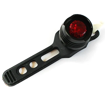 Black Red Light Алюминиевый велосипедный передний задний шлем красный белый светодиодный светильник-вспышка s Предупреждение льная лампа для безопасности велосипедный предупреждающий светильник водонепроницаемый - Цвет: Black Red Light