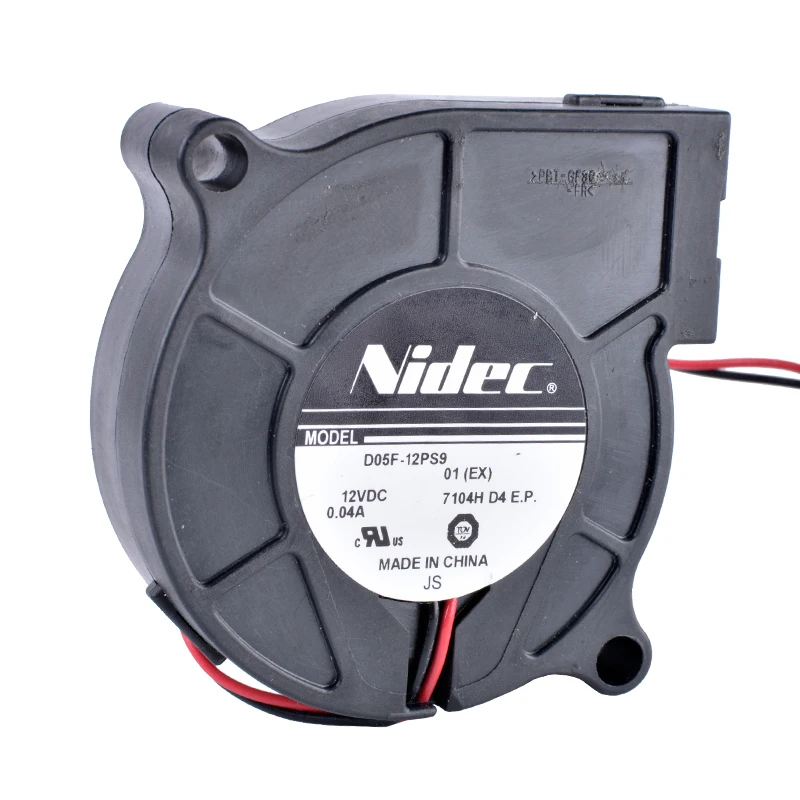 Вентилятор для охлаждения, тихий турбонагнетатель, 5 см, 5015, 50 мм, 50x50x15 мм, 12 В, 0,04 А, подходит для увлажнителя, 3D-принтера