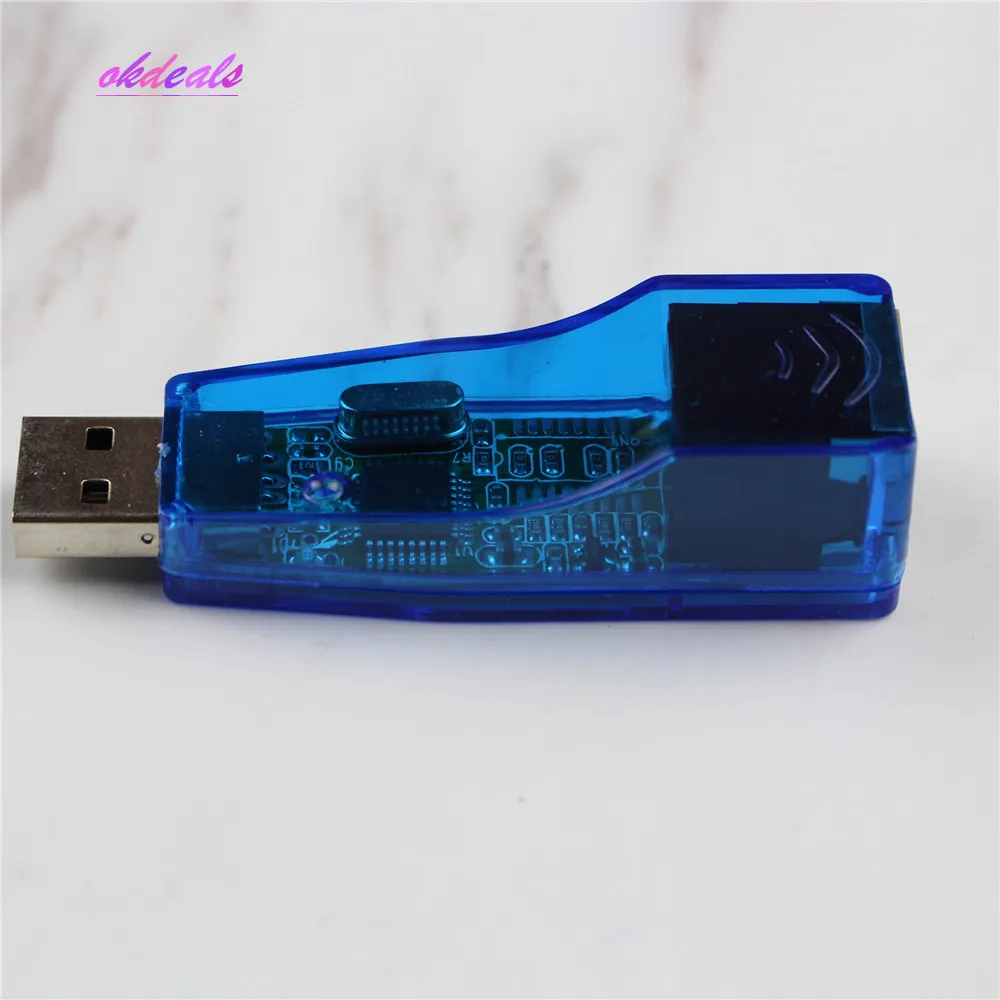 

External USB Ethernet RJ45 network Lan Card Adapter 10/100 Mbps for Laptop L6